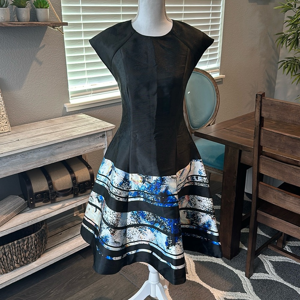 Sachin + Babi A-Line Black Noir Dress